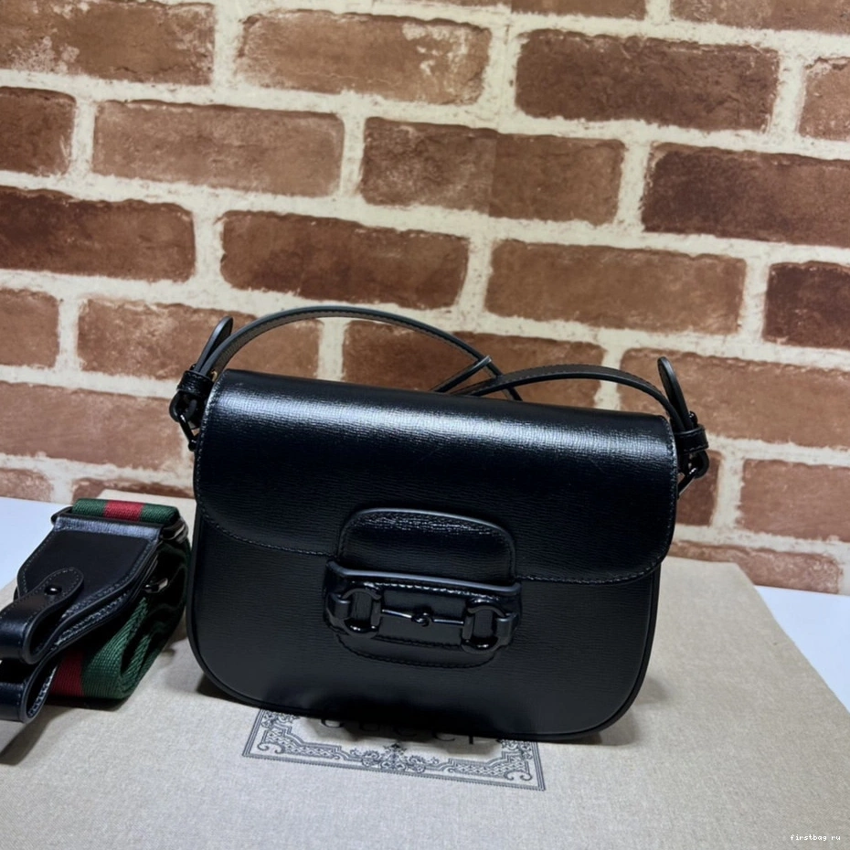 First bag ru shoulder bag Gucci small Horsebit 1955 0722